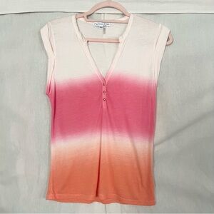 Young Fabulous & Broke Pink and Orange Ombre Top
